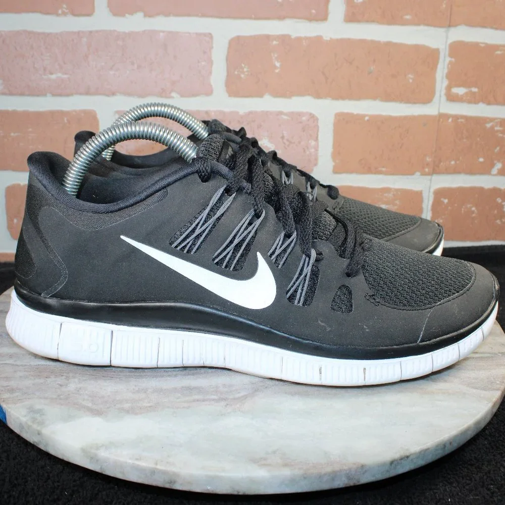 Nike Free 5.0 Shoes Womens Size 10 Athletic Mesh Running Training Sneakers Black